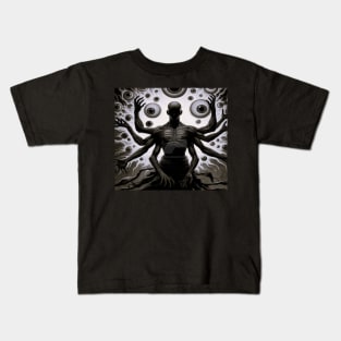 Nyarlathotep, the Harbinger of Nightmares Kids T-Shirt